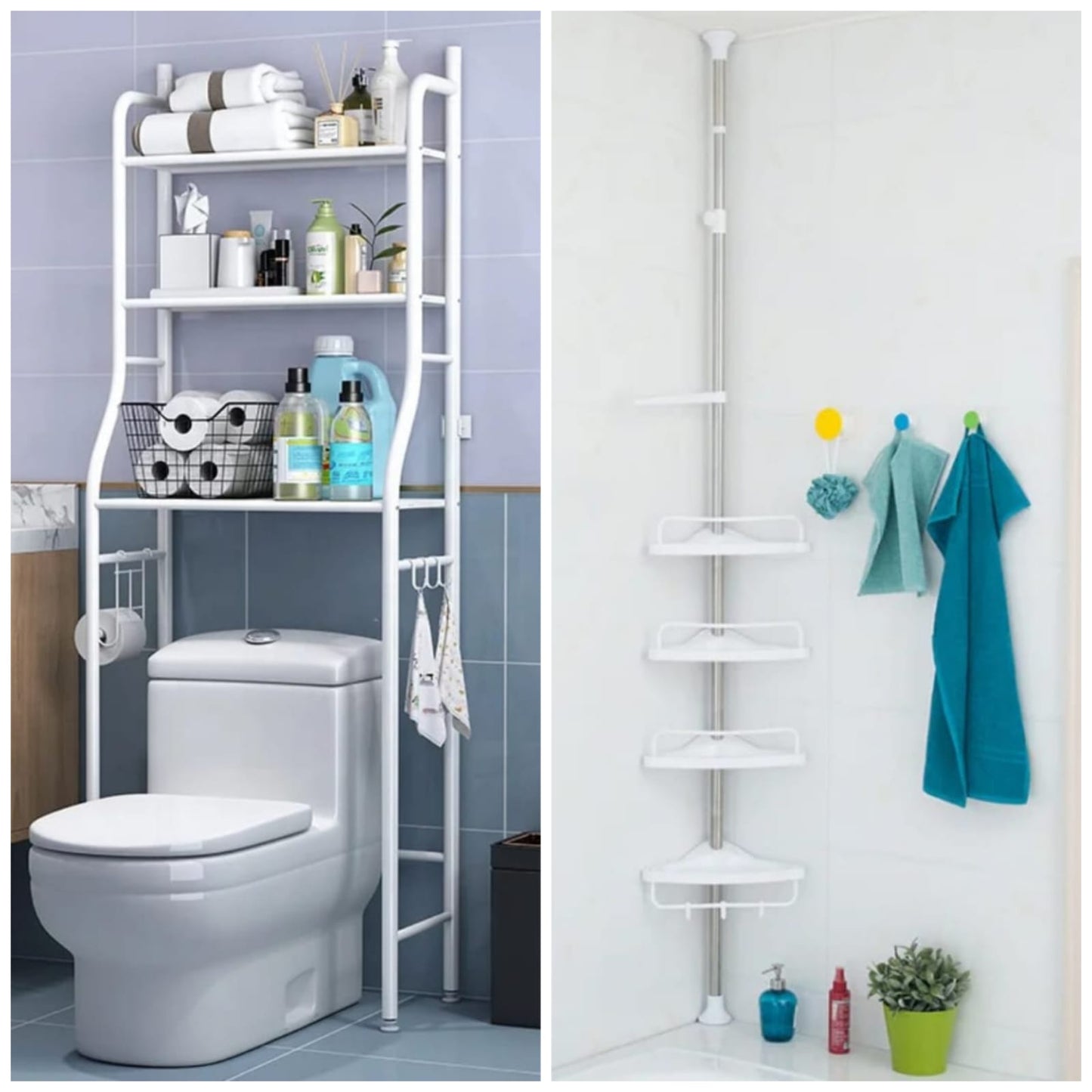 Organizador de baño + esquinero