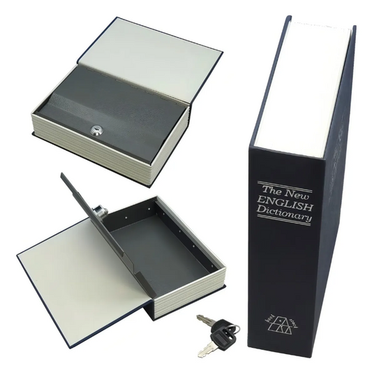 Caja fuerte en forma de libro